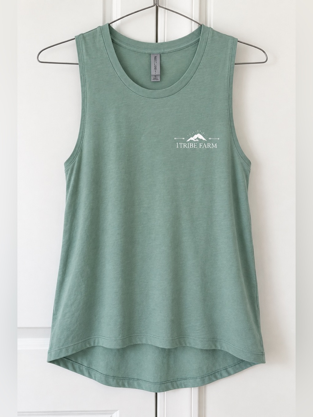 Next Level Apparel Sage Green Sleeveless Tank